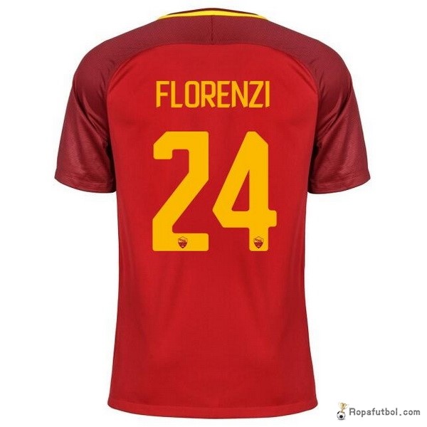 Camiseta As Roma Replica Primera Ropa Florenzi 2017/18